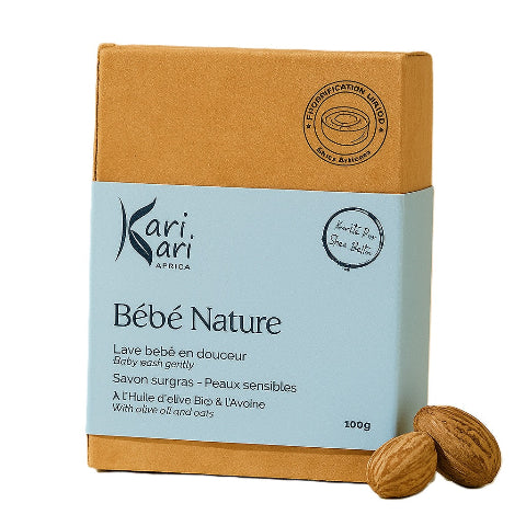 Savon Bébé Nature à l'Huile d'Olive BIO et à l'Avoine - Kari Kari