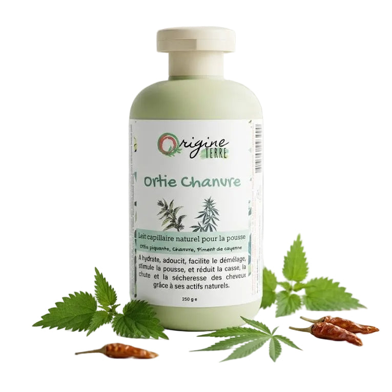 Lait Capillaire Ortie Chanvre - Origine Terre